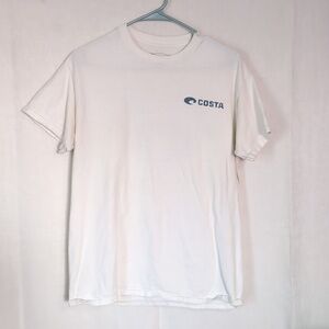 🍉 Costa White Tee Born on the Water Size Medium